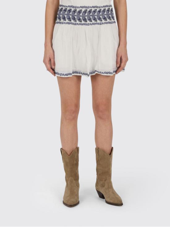 26SS 이자벨마랑에뚜왈 숏 스커트 JU0160FBD1J16E ECBU Ecru