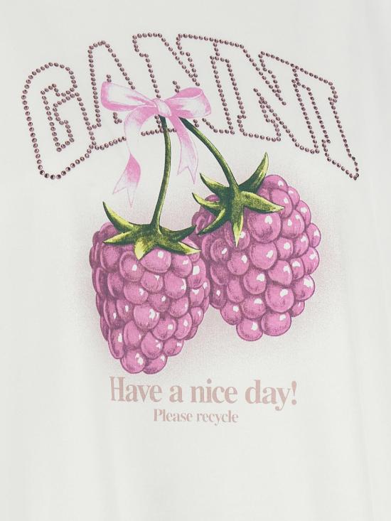 26SS 가니 반팔 티셔츠 A1050140 151 White - GANNI