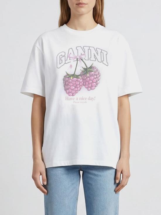 26SS 가니 반팔 티셔츠 A1050140 151 White