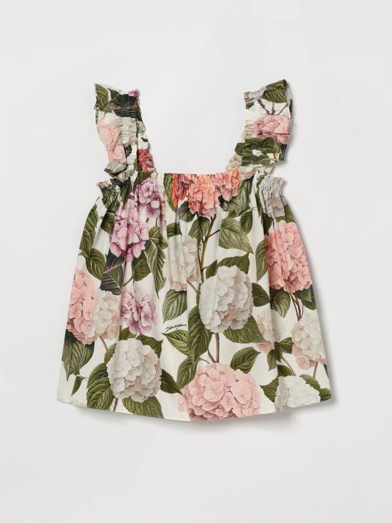 26SS [키즈] 돌체앤가바나 블라우스 L51N75HS5T6 HA5XG White