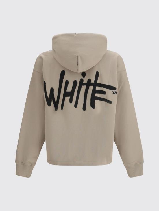 26SS 오프화이트 후드 티셔츠 44MBB12MS26F008 2050 Grey - OFF WHITE