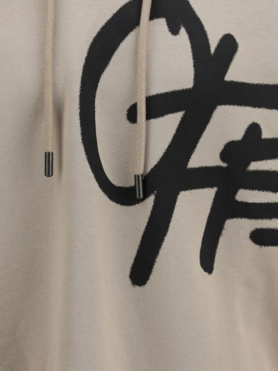 26SS 오프화이트 후드 티셔츠 44MBB12MS26F008 2050 Grey - OFF WHITE