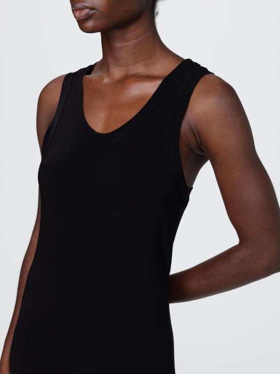 26SS 노마카말리 롱 원피스 KK4253PLT18001 Black - NORMA KAMALI