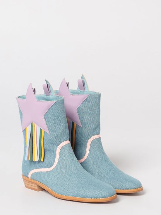 26SS [키즈] 스텔라 맥카트니 미들 부츠 TY0B96Z3612 665 Blue - STELLA MCCARTNEY