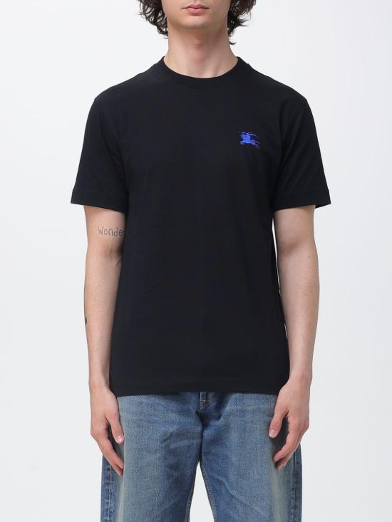 26SS 버버리 EKD 자수 코튼 티셔츠 8121702 Black