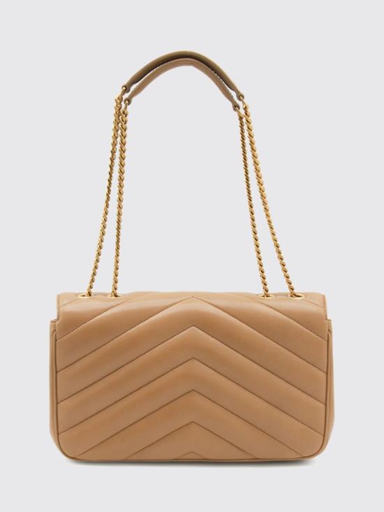 26SS 생로랑 루루 마틀라세 램스킨 미디움 숄더백 801439AAEAX 2357 Beige - SAINT LAURENT