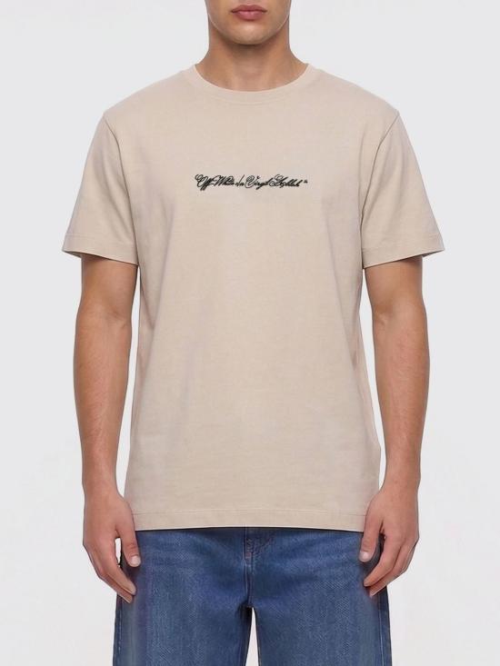 26SS 오프화이트 반팔 티셔츠 44MAA027S26J002 2070 Grey