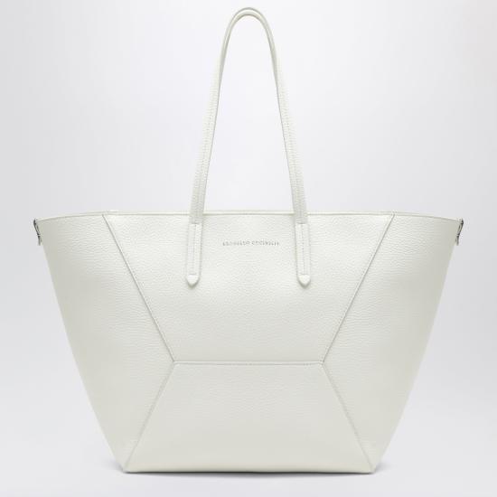 26SS 브루넬로 쿠치넬리 토트백 MBDKD2571LE White