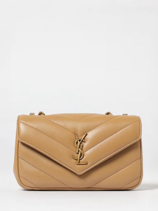 26SS 생로랑 루루 마틀라세 램스킨 스몰 숄더백 801437AAEAX 2357 Beige