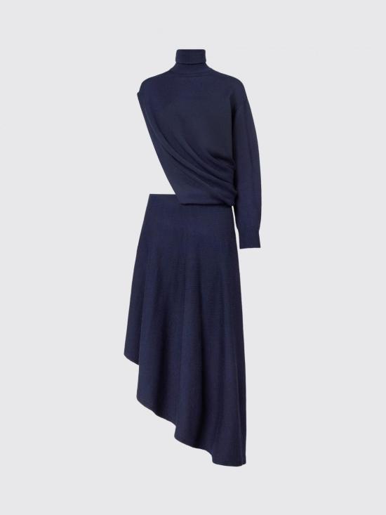 26SS 알라이아 롱 원피스 AA9R2847K160C 537 Blue - ALAIA