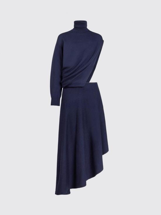 26SS 알라이아 롱 원피스 AA9R2847K160C 537 Blue - ALAIA