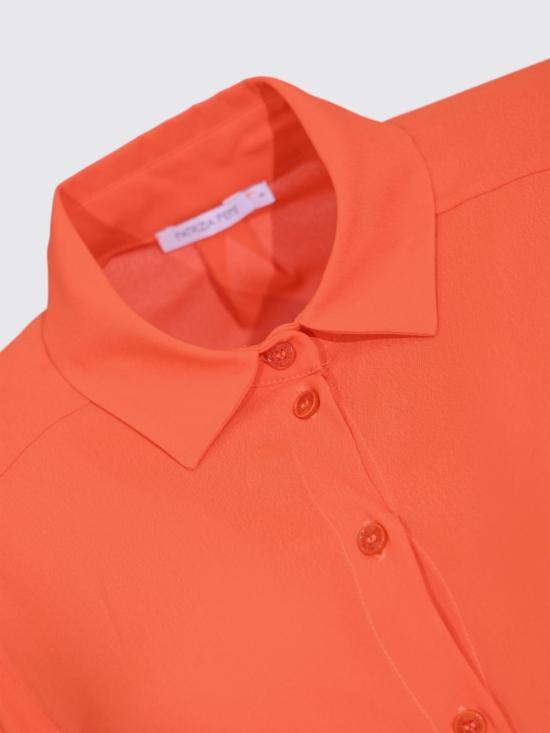 26SS 파트리지아페페 셔츠 8C0872A8I1 R877 Orange - PATRIZIA PEPE