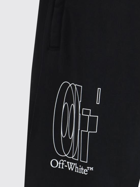26SS 오프화이트 트레이닝/조거 팬츠 44MCH057S26F002 0001 Black - OFF WHITE