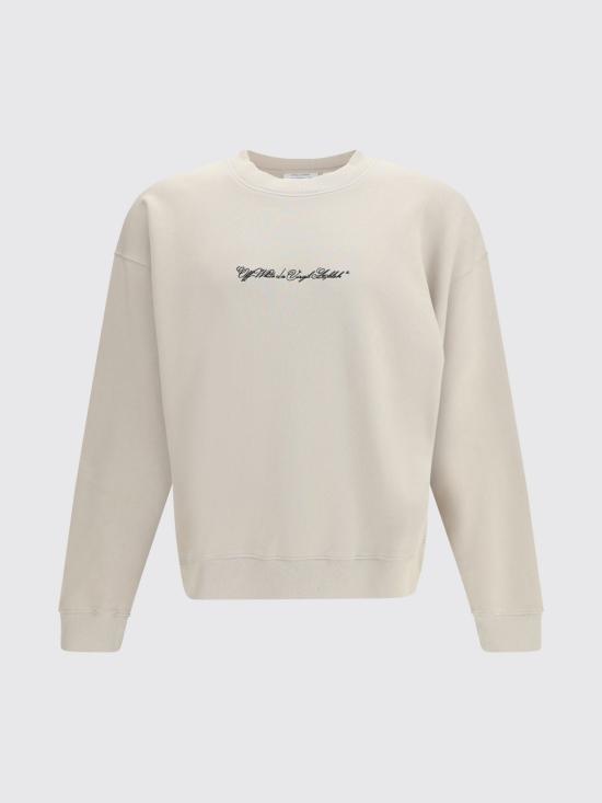 26SS 오프화이트 긴팔 티셔츠 44MBA054S26F001 2070 Grey - OFF WHITE