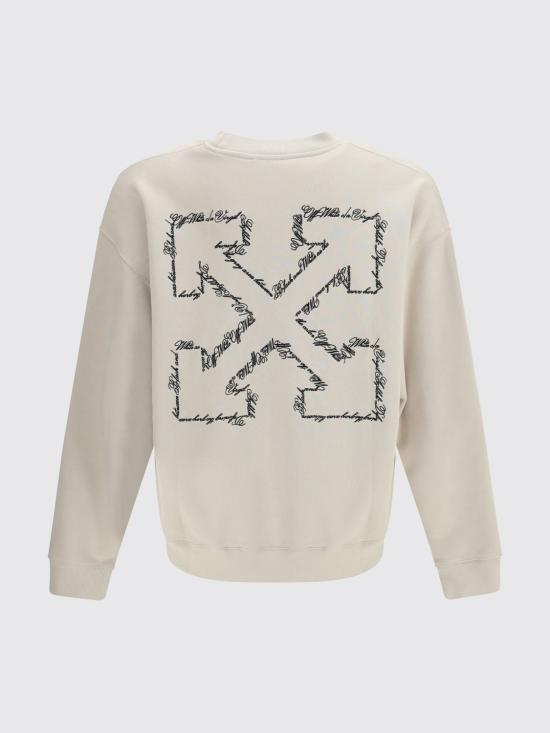 26SS 오프화이트 긴팔 티셔츠 44MBA054S26F001 2070 Grey - OFF WHITE