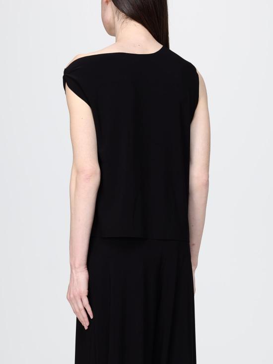 26SS 노마카말리 민소매 티셔츠 KK1206PL143001 Black - NORMA KAMALI