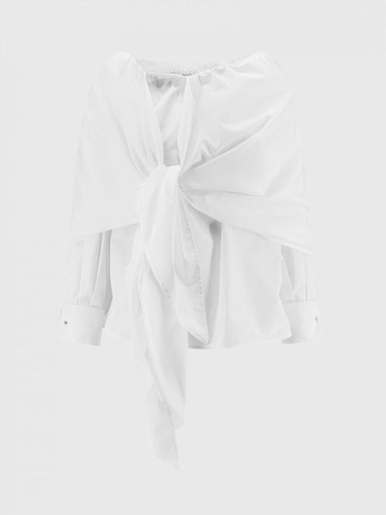 26SS 막스마라 쿠르보네 블라우스 2611111121600 001 White - MAX MARA
