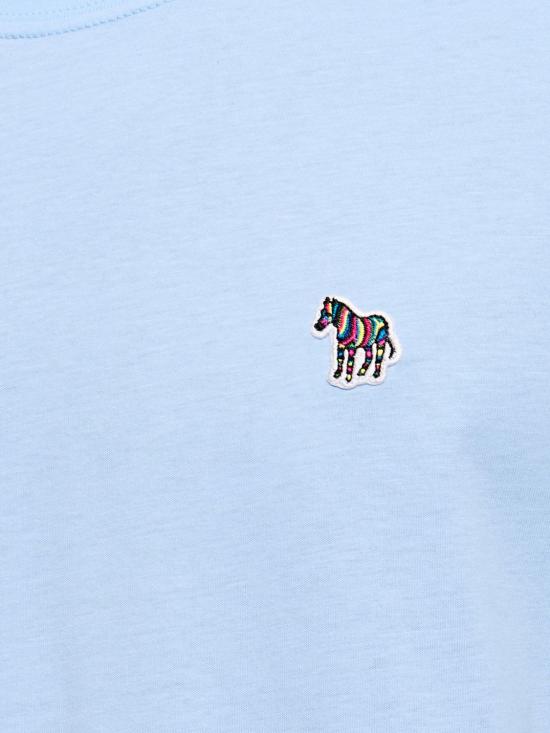 26SS 폴 스미스 지브라 패치 반팔 M2R011RKZEBRA4 1E Gnawed Blue - PAUL SMITH