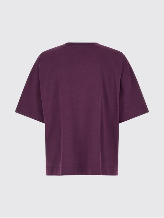 26SS 드리스 반 노튼 반팔 티셔츠 2610211113603 357 Violet - DRIES VAN NOTEN