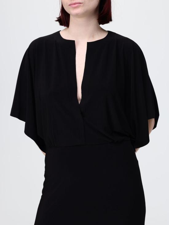 26SS 노마카말리 롱 원피스 KK4223PL892001 Black - NORMA KAMALI