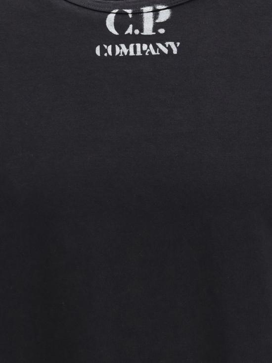 26SS 씨피 컴퍼니 반팔 티셔츠 20CMTS214A006057O 999 Black - C.P. COMPANY