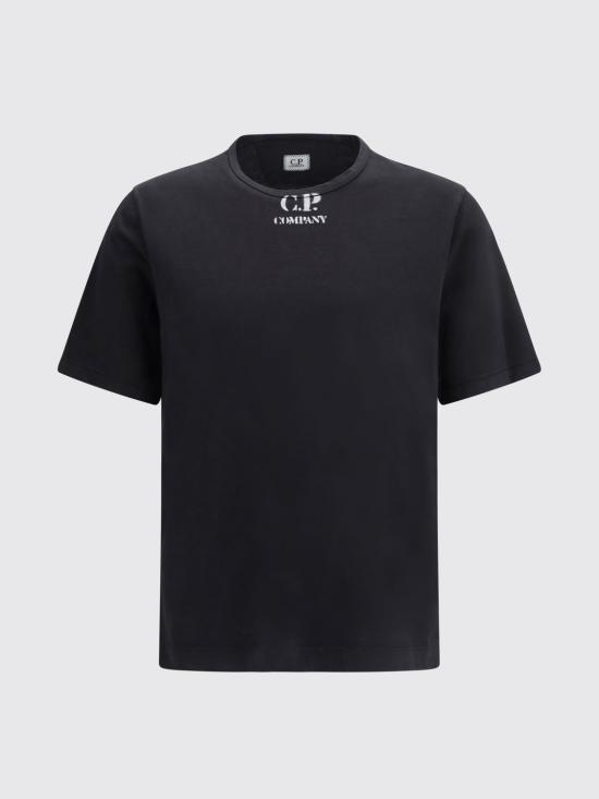 26SS 씨피 컴퍼니 반팔 티셔츠 20CMTS214A006057O 999 Black - C.P. COMPANY