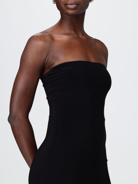 26SS 노마카말리 롱 원피스 KK4253PLT20001 Black - NORMA KAMALI