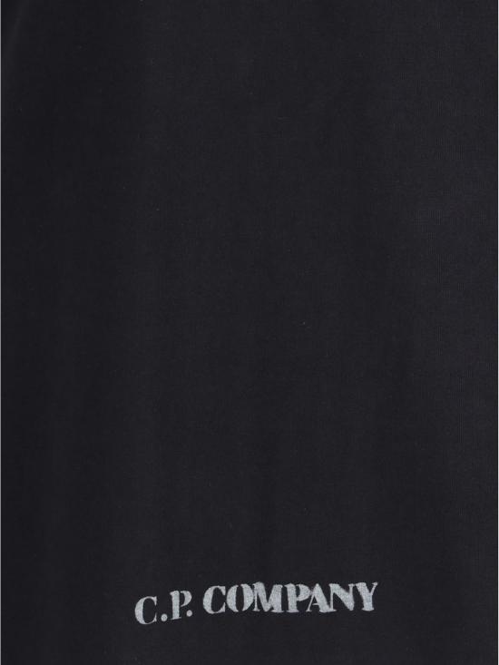 26SS 씨피 컴퍼니 반팔 티셔츠 20CMTS213A006057O 999 Black - C.P. COMPANY