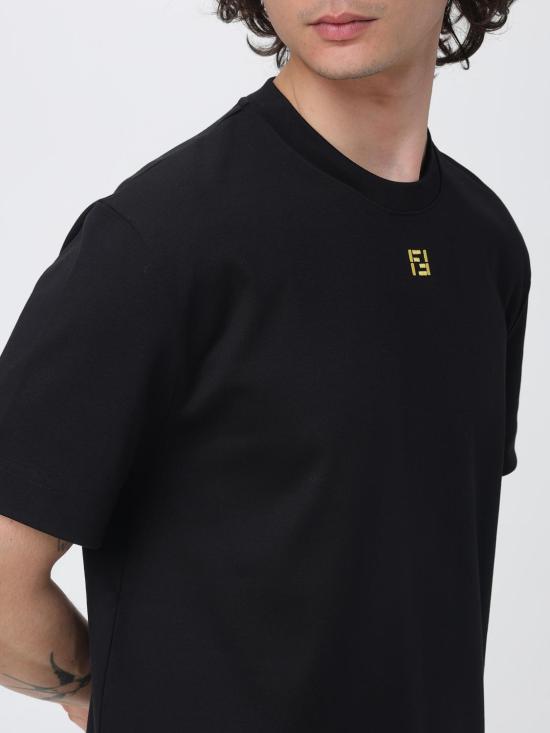 26SS 펜디 코튼 티셔츠 FY0936AY0H F0QA1 Black - FENDI