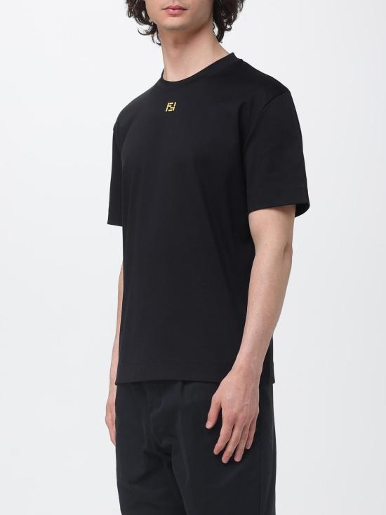 26SS 펜디 코튼 티셔츠 FY0936AY0H F0QA1 Black - FENDI