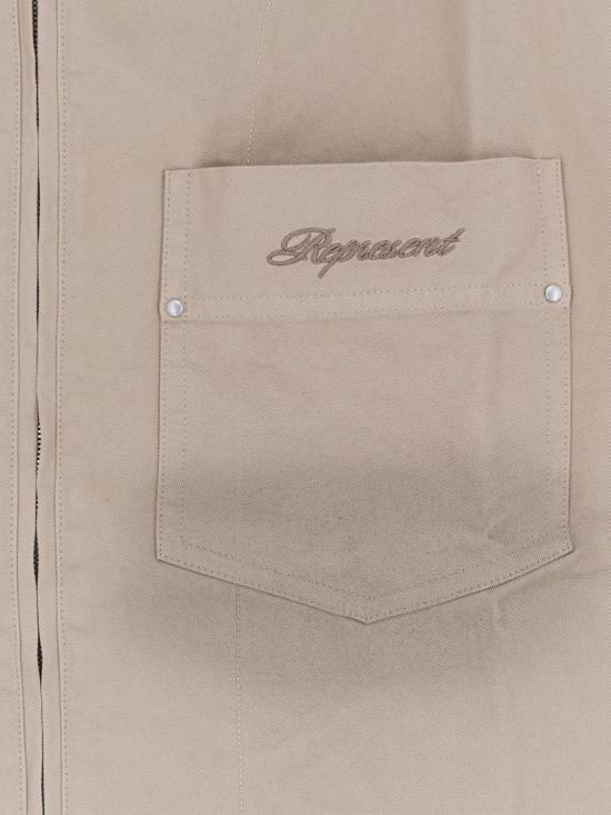 26SS 리프레젠트 반팔 셔츠 MLM100538 37 Kaki - REPRESENT