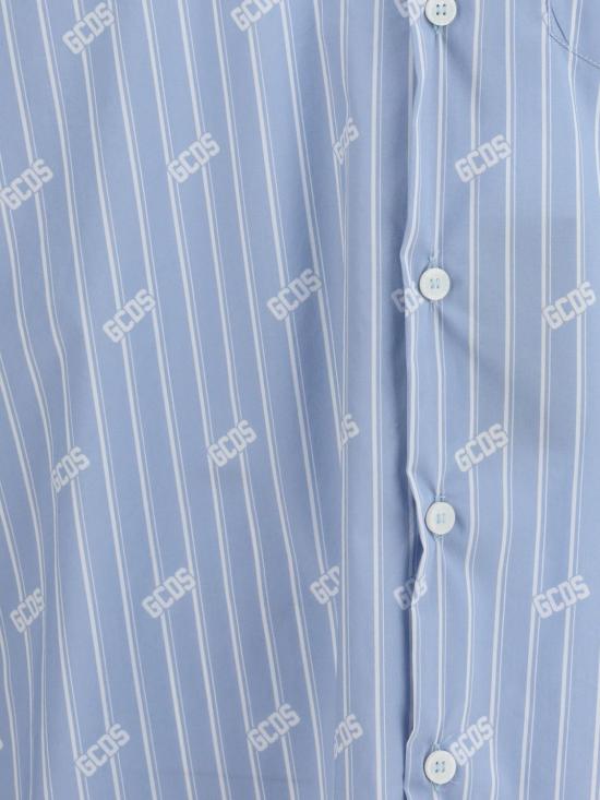 26SS 지씨디에스 셔츠 C1MWQH166B061 733A Gnawed Blue - GCDS