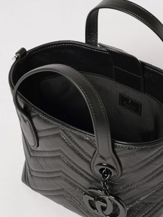 26SS 구찌 GG 마몽 스몰 토트백 855391AAFS1 1000 Black - GUCCI