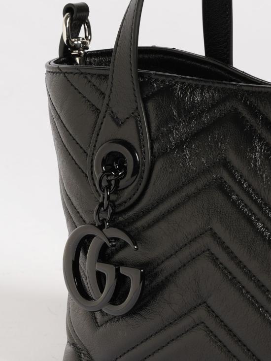 26SS 구찌 GG 마몽 스몰 토트백 855391AAFS1 1000 Black - GUCCI