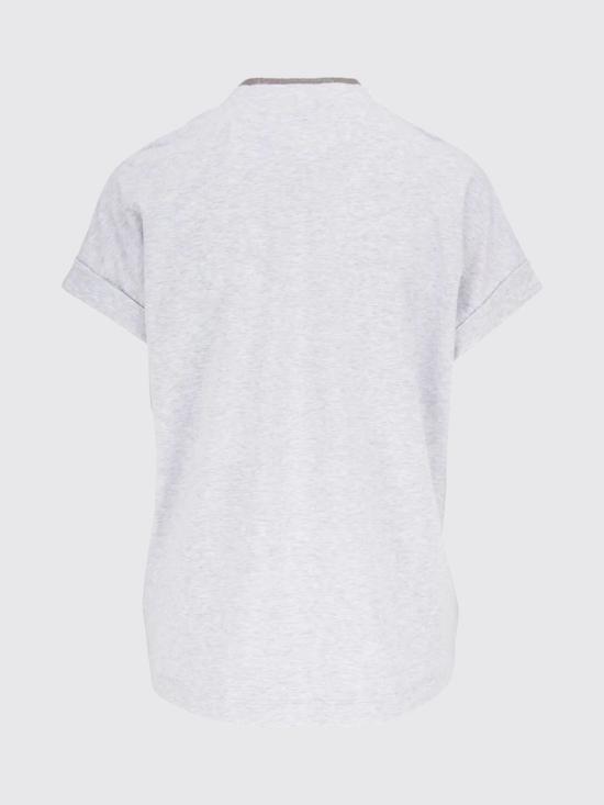 26SS 브루넬로 쿠치넬리 반팔 티셔츠 M0T18BD222 C8003 Smoke Grey - BRUNELLO CUCINELLI