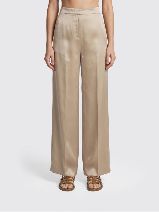 26SS 막스마라 Mxeolivi 실크 오간자 레이어드 팬츠 2611131044600 001 Sand