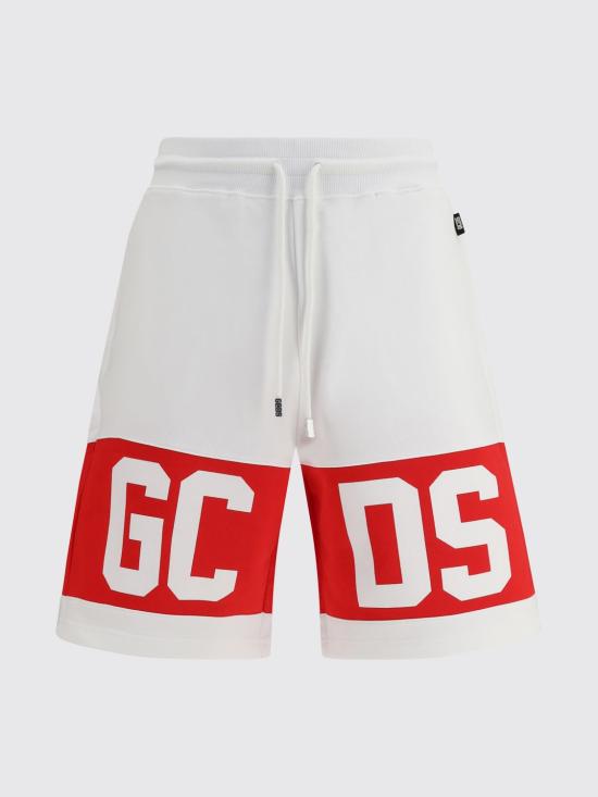 26SS 지씨디에스 숏팬츠 Z0MLQL228F004 100R White - GCDS