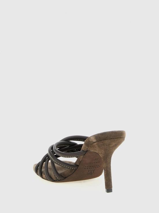 26SS 브루넬로 쿠치넬리 힐/펌프스 MZGAC3241 C8279 Brown - BRUNELLO CUCINELLI