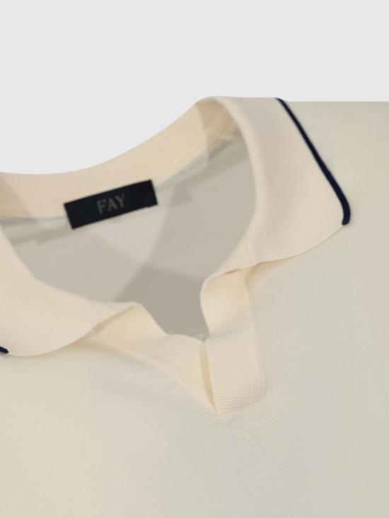26SS 페이 폴로 티셔츠 NMMC1521740VHY 134E White - FAY