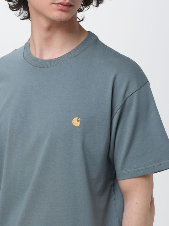 26SS 칼하트 WIP 숏슬리브 체이스 티셔츠 I026391 3H4XX Grass Green - CARHARTT WIP