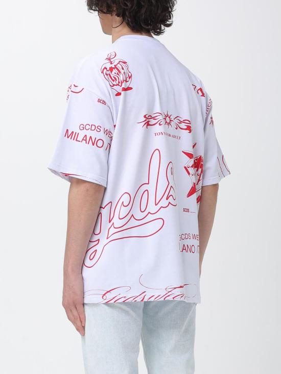 26SS 지씨디에스 반팔 티셔츠 C1MWQC063J079 100R Red - GCDS