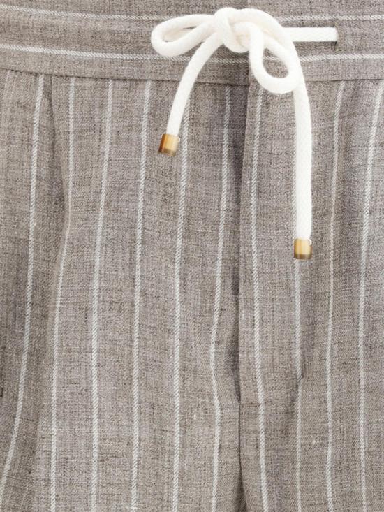 26SS 브루넬로 쿠치넬리 스트레이트 팬츠 MZ412E1710 C6184 Brown - BRUNELLO CUCINELLI