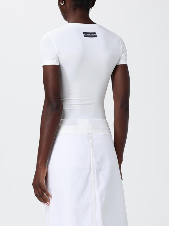 26SS 마린세르 반팔 티셔츠 WTT012ACJER0115 WH10 White - MARINE SERRE