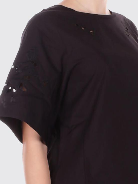 26SS 위켄드막스마라 반팔 티셔츠 2615941102600 002 Black - WEEKEND MAX MARA