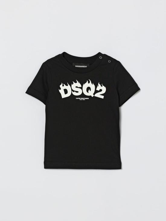 26SS [키즈] 디스퀘어드2 티셔츠 DQ3275D00XM DQ900 Black