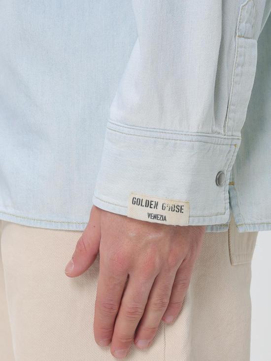 26SS 골든구스 긴팔 셔츠 GMP02519P002359 50491 Stone Washed - GOLDEN GOOSE