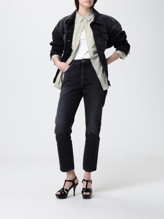 26SS 생로랑 반팔 티셔츠 859386Y37RY 9000 Black - SAINT LAURENT