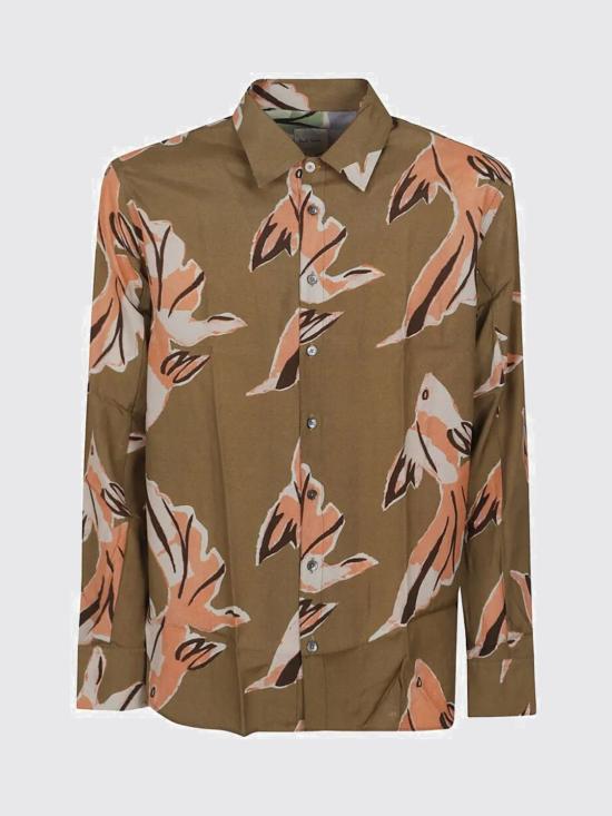 26SS 폴 스미스 긴팔 셔츠 M1R929ZV02999 32 Green - PAUL SMITH