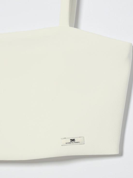26SS [키즈] 엘리자베타프랜치 탑 EFTO0140GA022 0004 Ivory - ELISABETTA FRANCHI