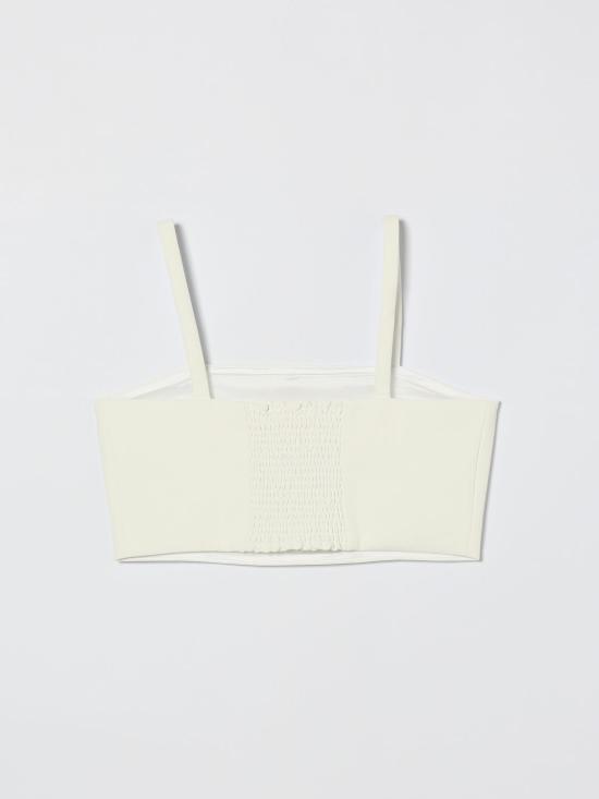 26SS [키즈] 엘리자베타프랜치 탑 EFTO0140GA022 0004 Ivory - ELISABETTA FRANCHI